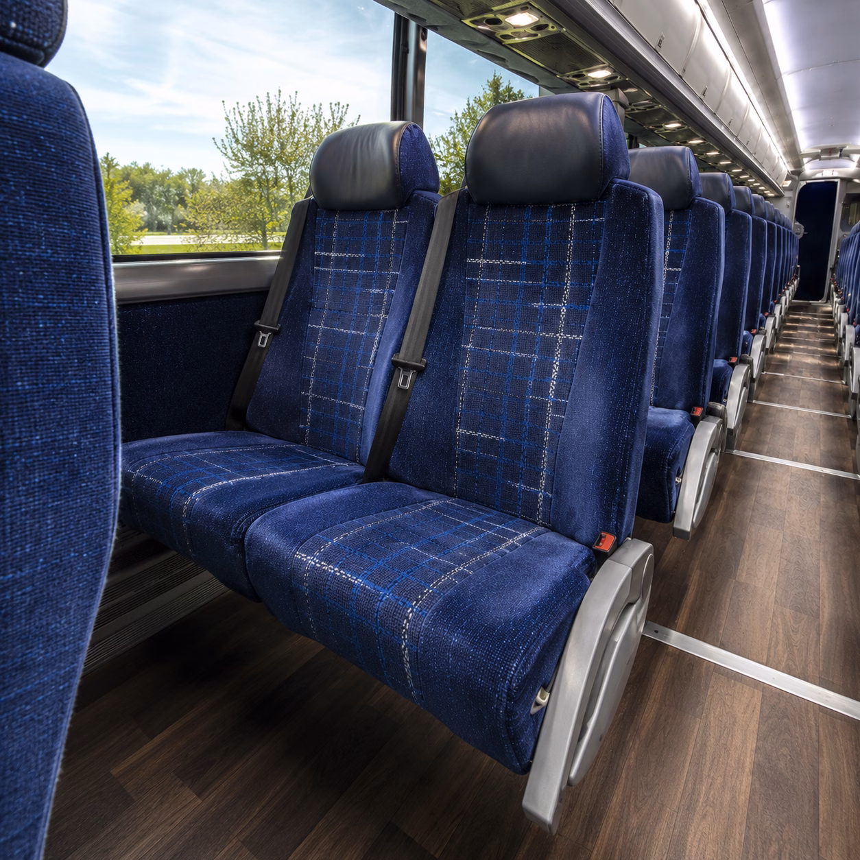 st george charter bus services interior